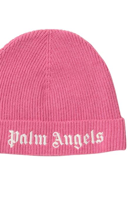 Cappello bambina in misto lana e cashmere PALM ANGELS | PGLC005F22KNI001/MFUCSIA